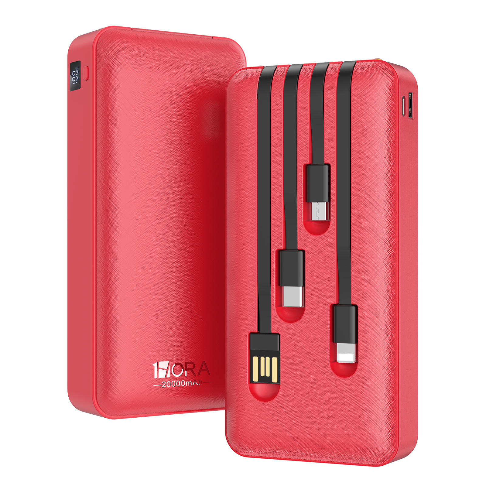 GAR159 Multi-Cable Charging Station with Built-in Flashlight and Safety Features