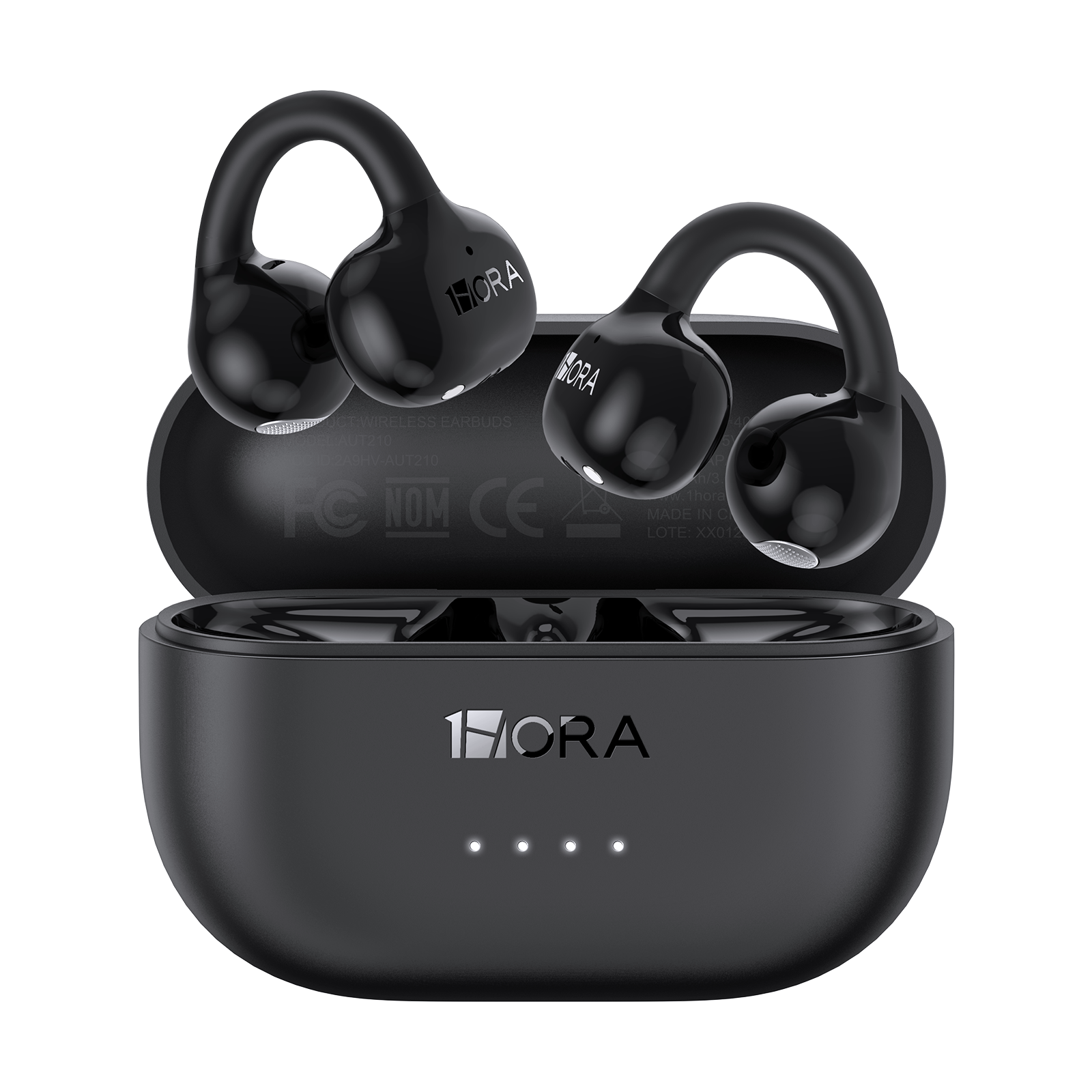 Auriculares inalámbricos con clip AUT210 - Auriculares deportivos Bluetooth LED