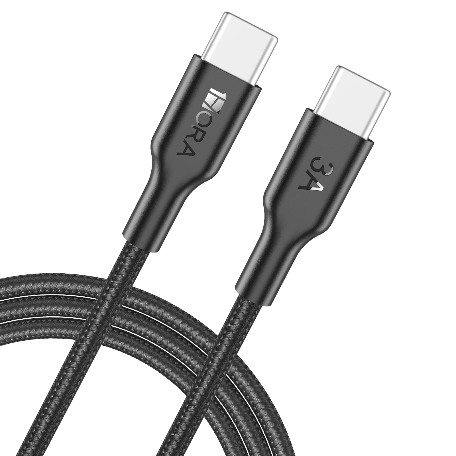 Cable trenzado de poliéster CAB272 de 1 m, USB tipo C a USB tipo C