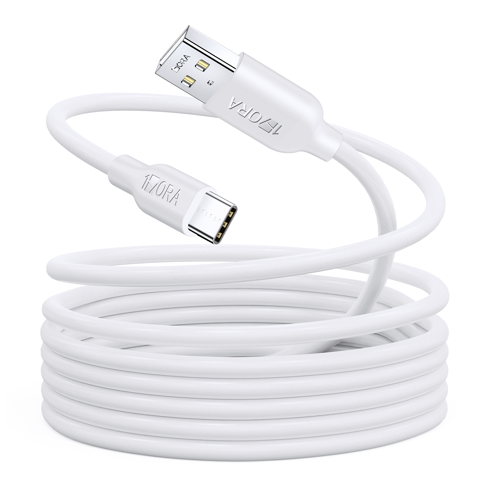 CAB246 2M PVC USB-A to USB Type-C – 1HORA