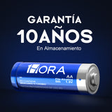 1Hora Paquete De 40 Pilas Baterias Alcalinas AA GAR132