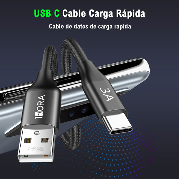 1Hora Cable Tipo C 3A 1M CAB262 – 1horashop