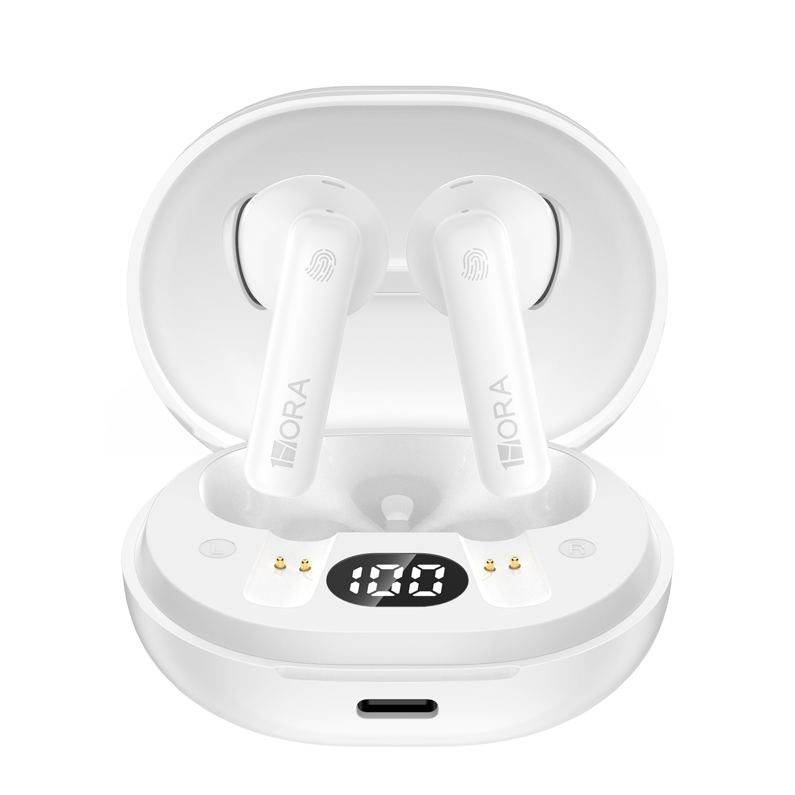 AUT217 Wireless Earbuds with LED Display & 28H Playtime