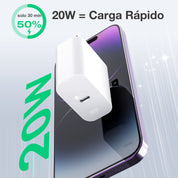 1HORA Cargador Tipo C 20W GAR152