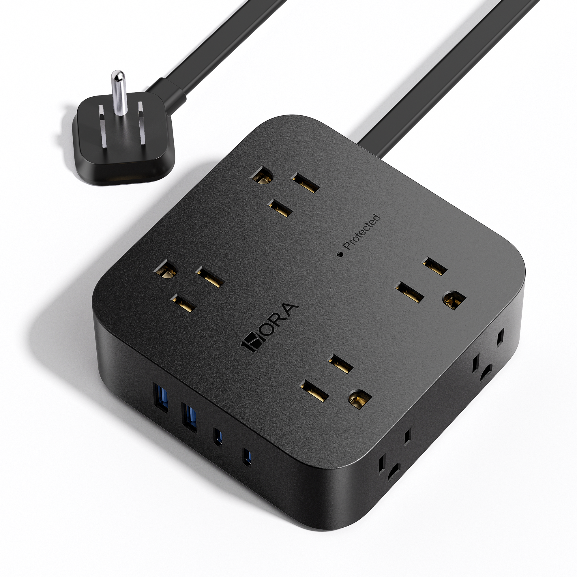 MCT003 8-Outlet Power Strip with USB-A and USB-C Ports
