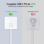 1HORA Cargador Tipo C 20W GAR152