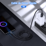 1Hora Cable USB Tipo C 1M 3A CAB251