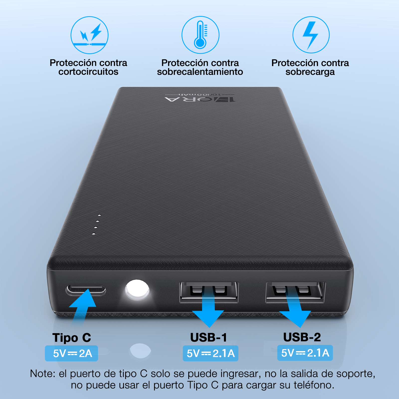 GAR263 1HORA Power Bank 10000mAh